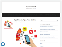 Tablet Screenshot of julianum.net